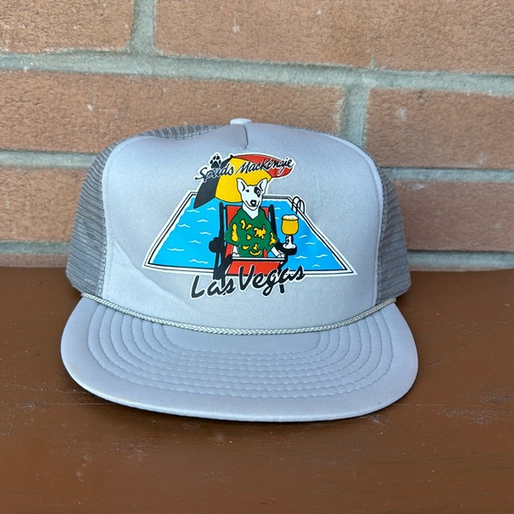 Vintage Spud Mackenzie Snapback / Trucker Style / 80s / 90s / Las Vegas - Picture 1 of 7